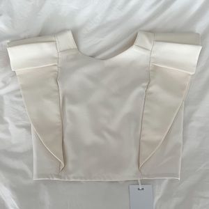 SHOP KOCH Parchment Cecelia Top Size Small